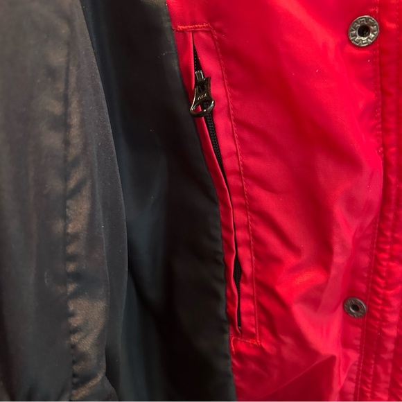 Pajar Canada Parka Jacket Women’s Performance Red Hooded Down Feather Sz M NOTE - Picture 9 of 11